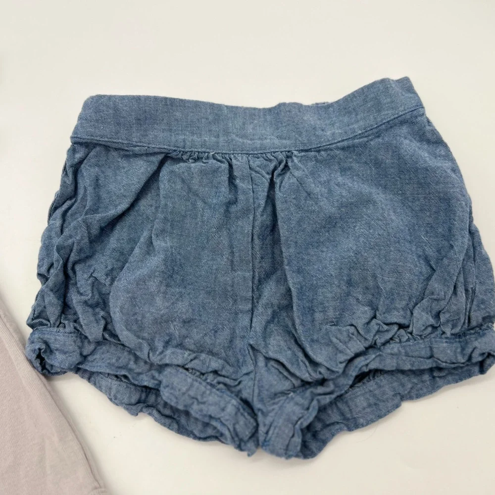 Carters Baby Girl Shirt Short Set Tan You Make Me Happy 18 M